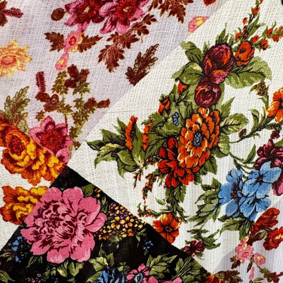 Anthropologie Maeve Shara Pleated Midi Dress Long Sleeve Boho Floral S - Picture 11 of 12